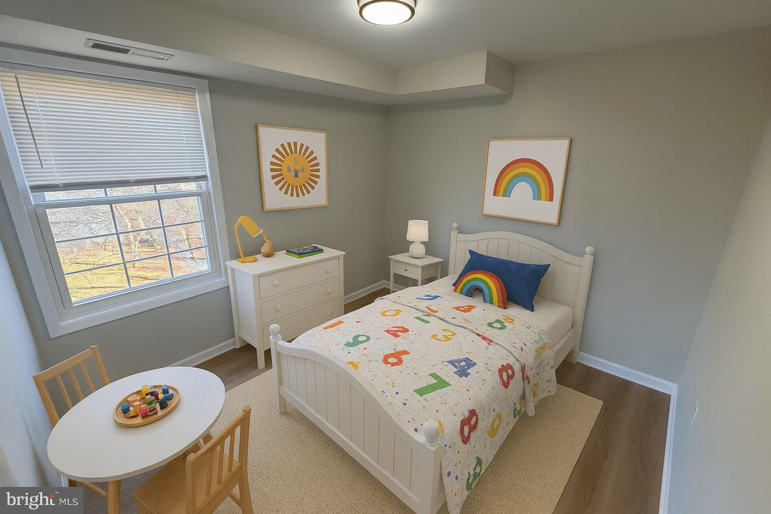 3801 Swann Road, Unit 303 Suitland, MD 20746 - Photo 16 of 19 Bedroom 2. AI staged.