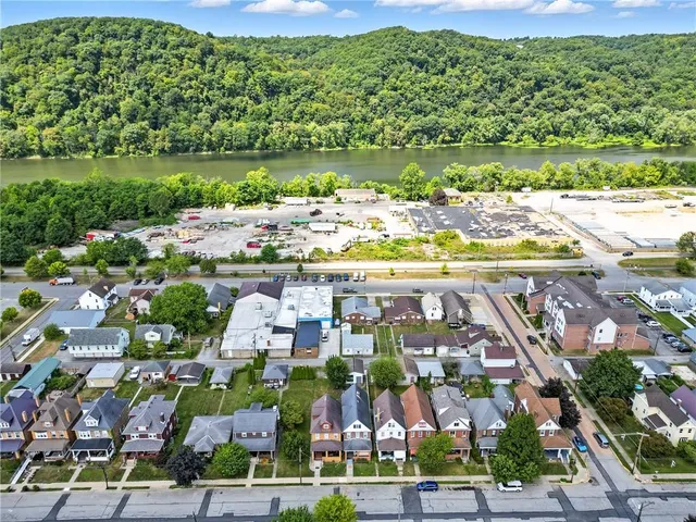 a view of city and ocean