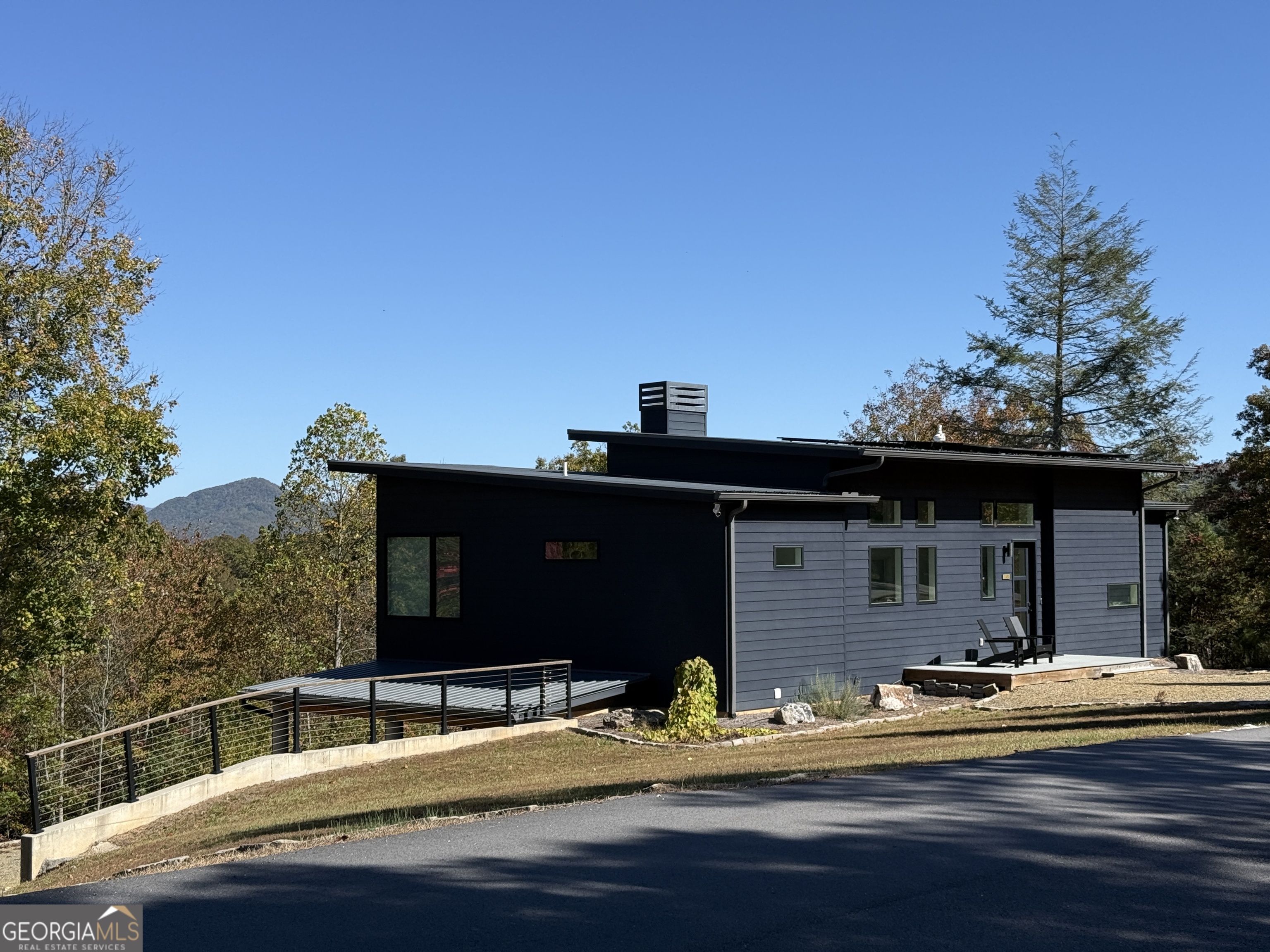 458 Brannon Ridge Young Harris, GA 30582 - Photo 32 of 34 a view of a house with a swimming pool