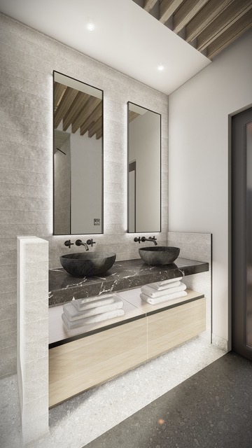 1101 West Lake Street, Unit 3D Chicago, IL 60607 - Photo 40 of 48 a bathroom with a sink and a mirror