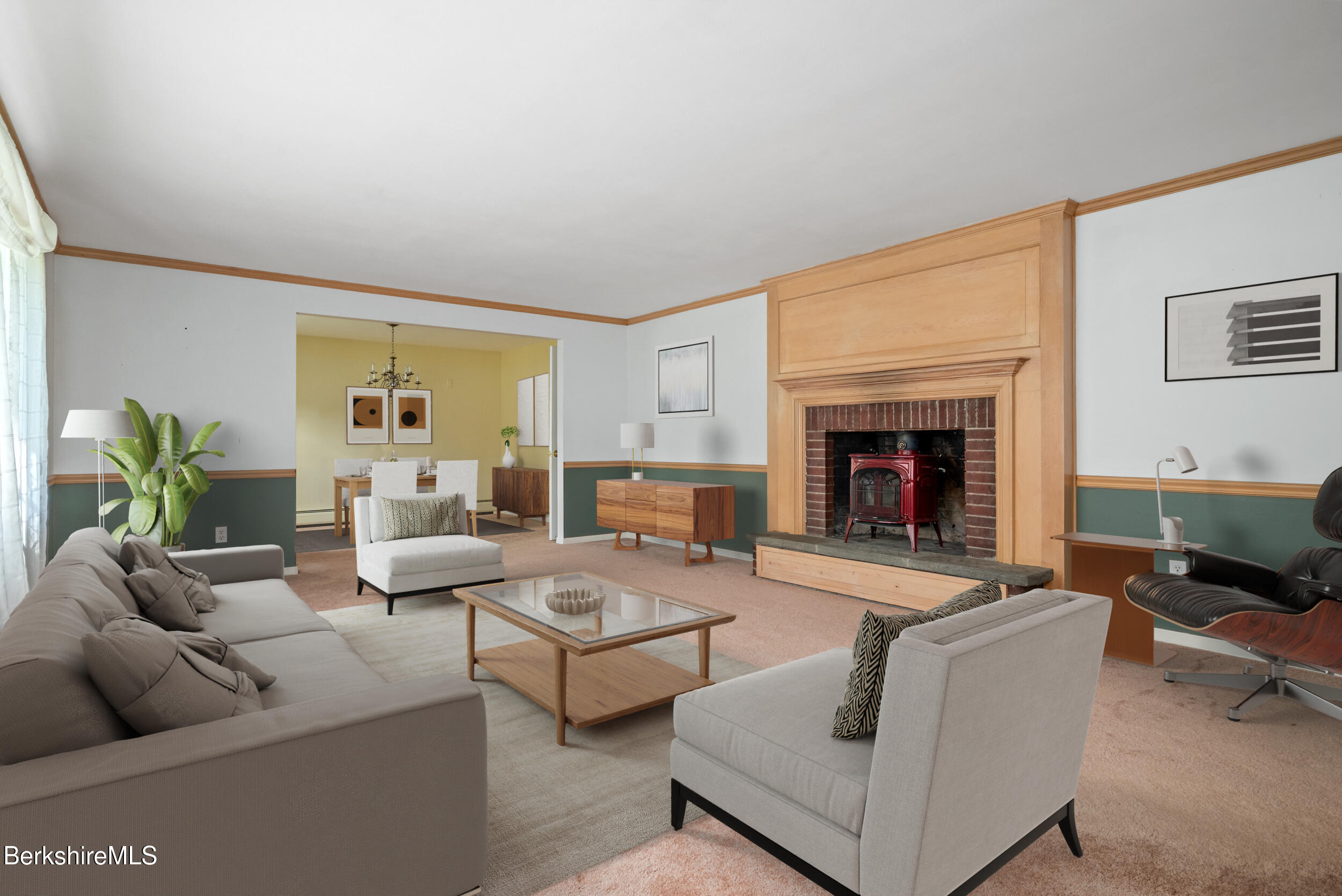 92 Hancock Road Williamstown, MA 01267 - Photo 11 of 35 Living Room Staged