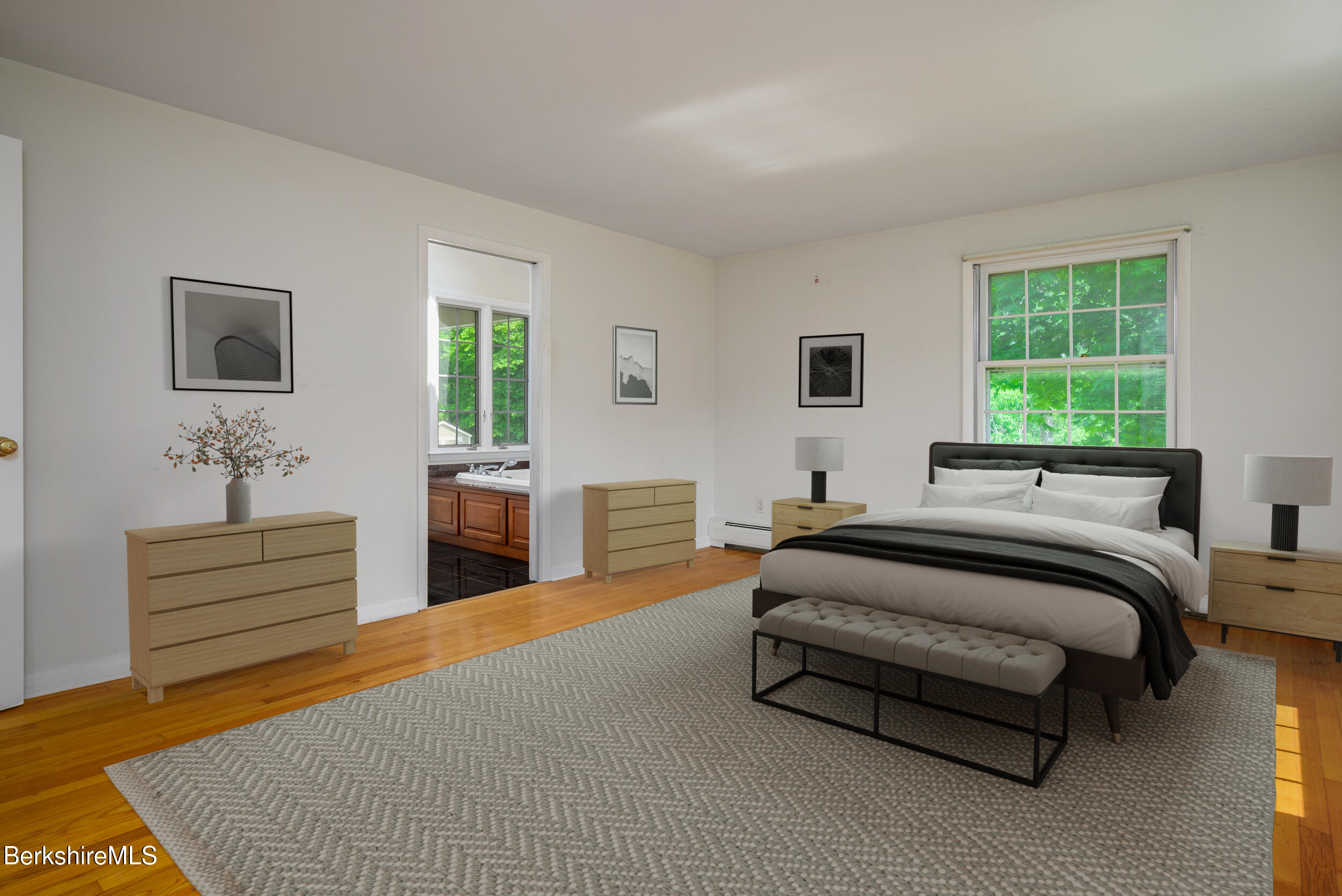 92 Hancock Road Williamstown, MA 01267 - Photo 17 of 35 Primary Bedroom Staged