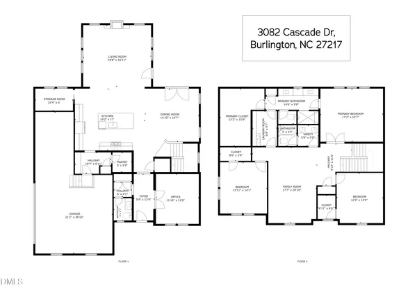 $545,000 | 3082 Cascade Drive, Burlington, NC 27217