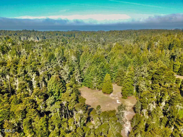 a view of an ocean and beach