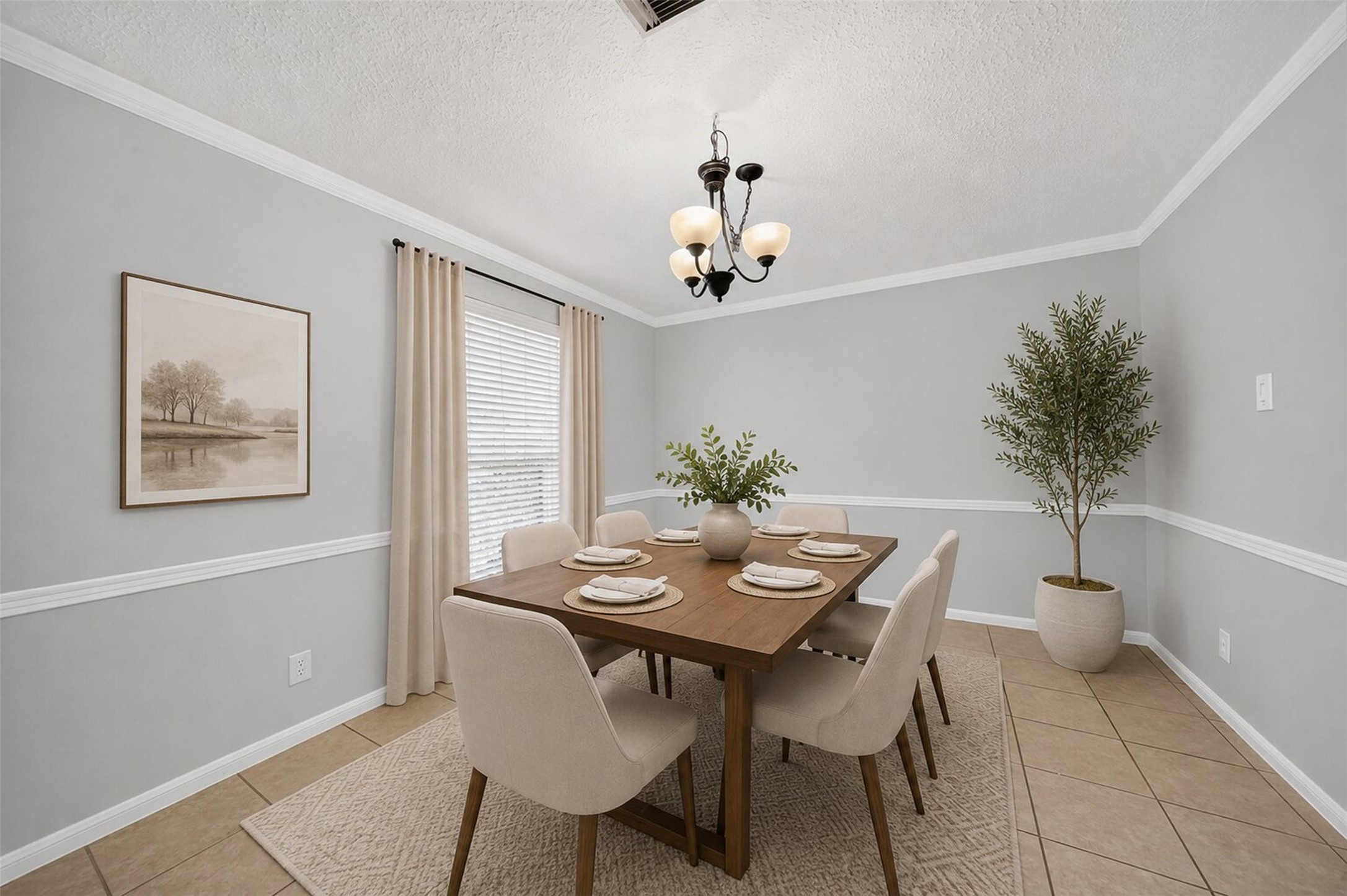 5211 Nodaway Lane Spring, TX 77379 - Photo 4 of 41 Digitally Enhanced Image. Dining Room with access to Kitchen on the right.