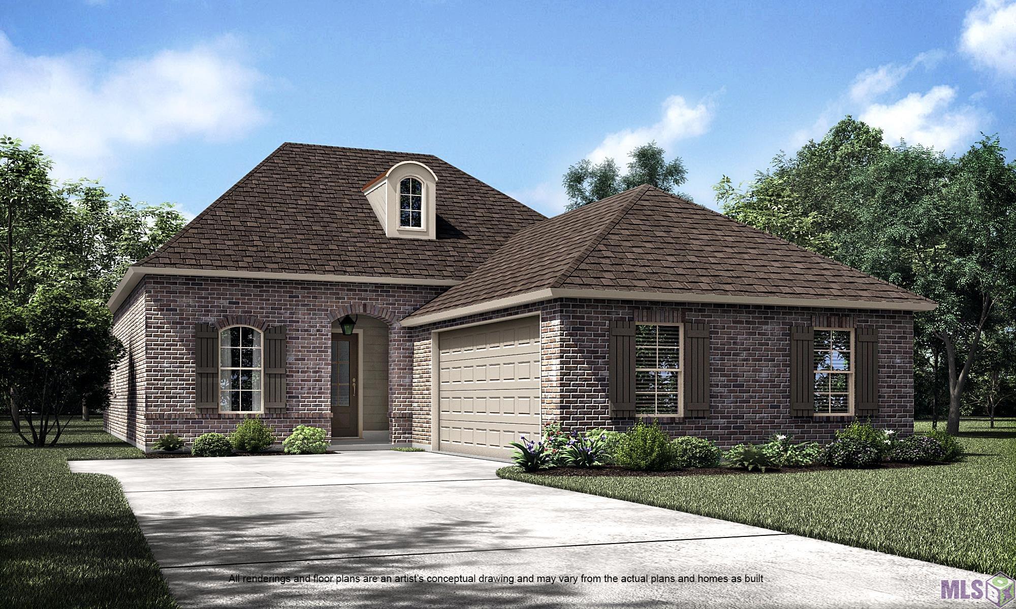 37409 Cattle Avenue Prairieville, LA 70769 - Photo 1 of 29 Springfield A - Front Elevation