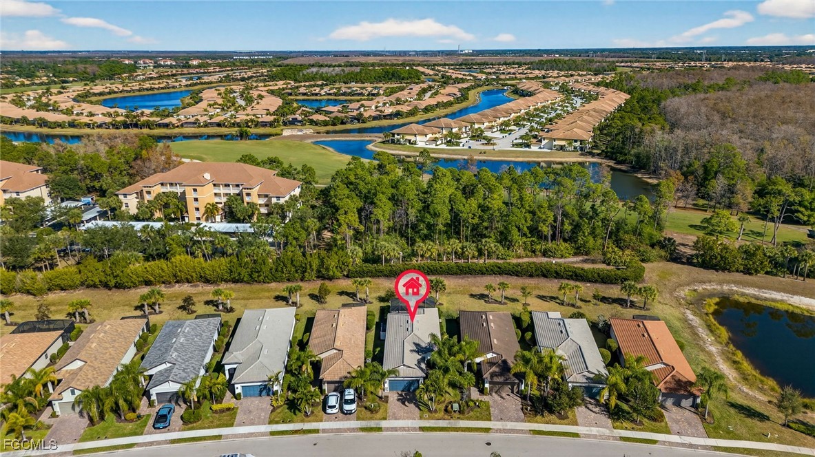 11268 Carlingford Road Fort Myers, FL 33913 - Photo 36 of 48 an aerial view of a house with a ocean view