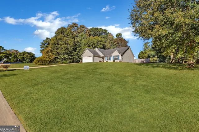 a view of outdoor space and yard