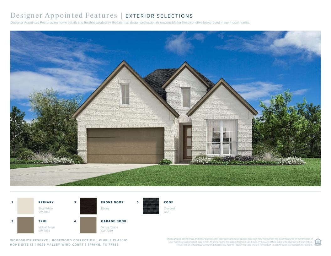 5029 Vly Wind Court Spring, TX 77386 - Photo 2 of 8 a view of house and outdoor space