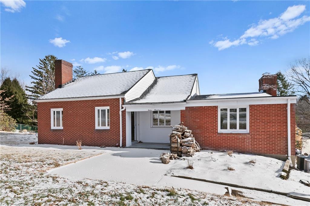 a view of a house with a patio
