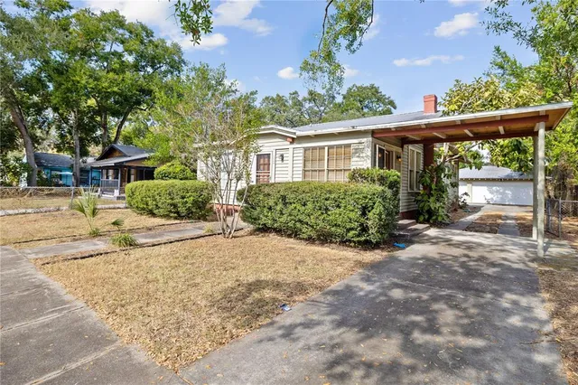 front view of a house with a porch
