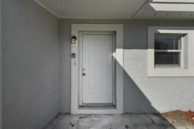 a view of an entryway