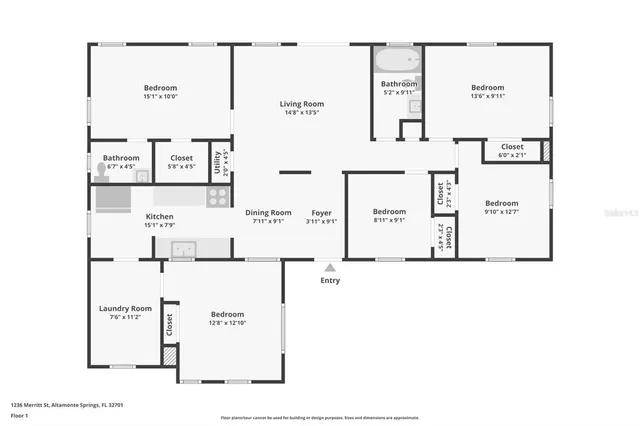 $292,500 | 1236 Merritt Street, Altamonte Springs, FL 32701