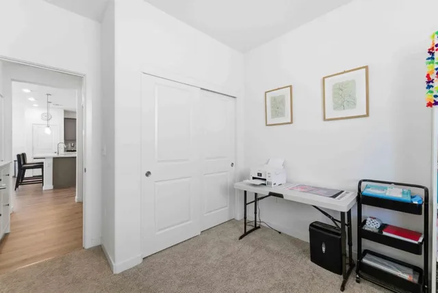 a room with storage and utility