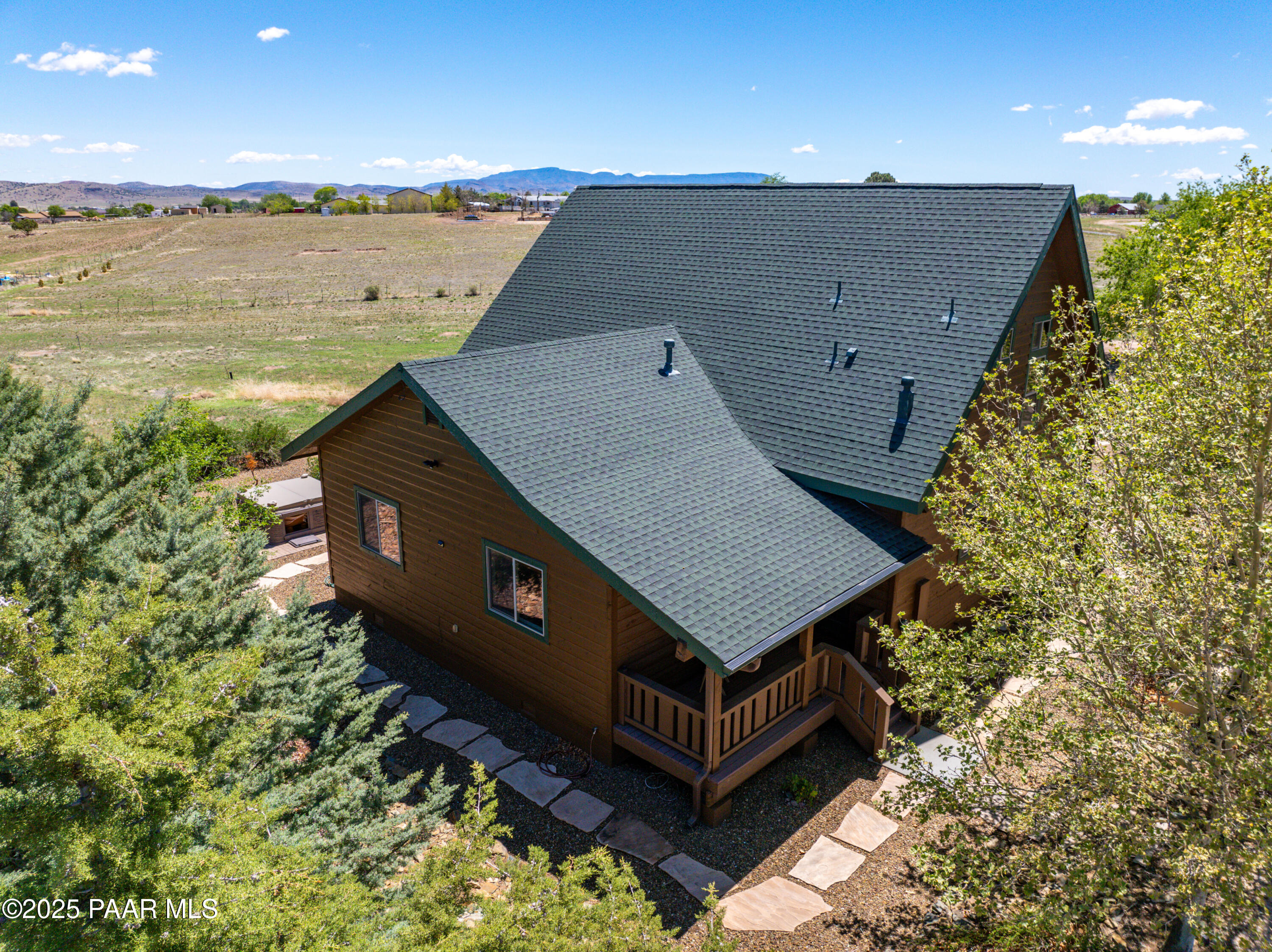 1740 West Bumblebee Road Chino Valley, AZ 86323 - Photo 23 of 44 an aerial view of houses with outdoor space and ocean view