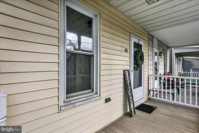 a view of front door