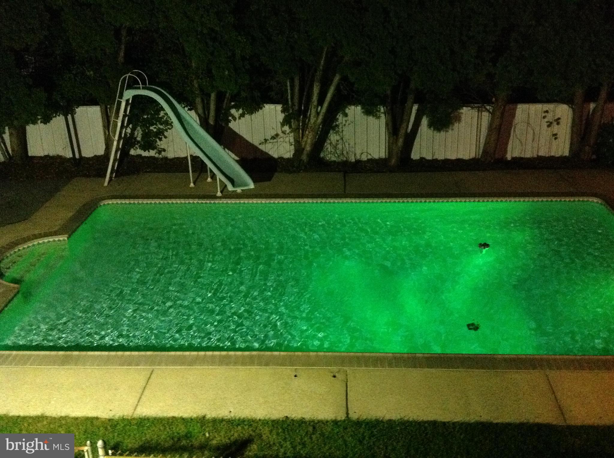 9806 Mendoza Road Randallstown, MD 21133 - Photo 21 of 26 Pool at night