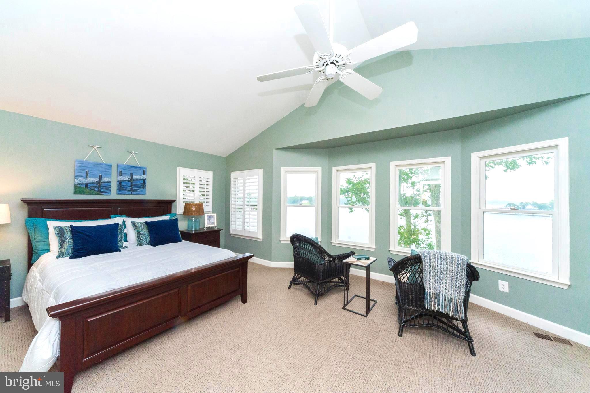 38 Shorewalk Road Riva, MD 21140 - Photo 11 of 40 Primary Bedroom with Waterview Seating Area