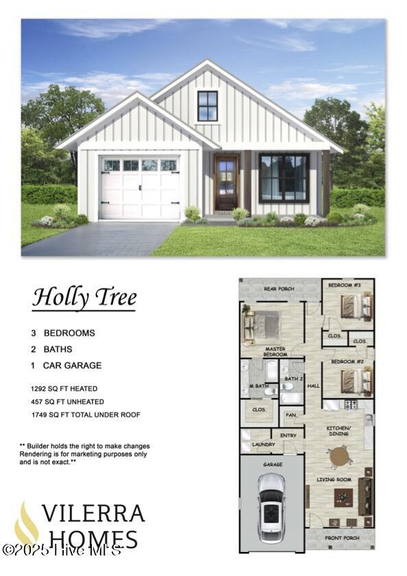 1152 Watts Landing Road Hampstead, NC 28443 - Photo 16 of 16 1152 Floor Plan