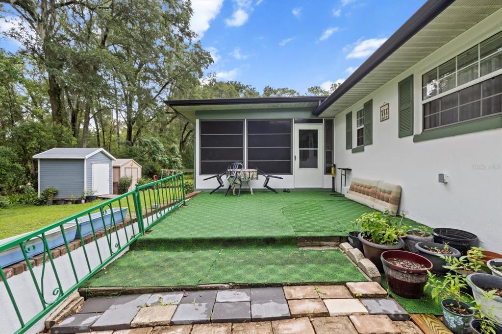 3550 South Dean Terrace Inverness, FL 34452 - Photo 28 of 37 a view of a house with backyard and porch