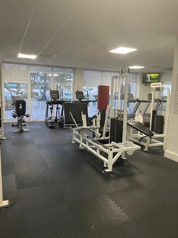 a view of balcony with ocean view