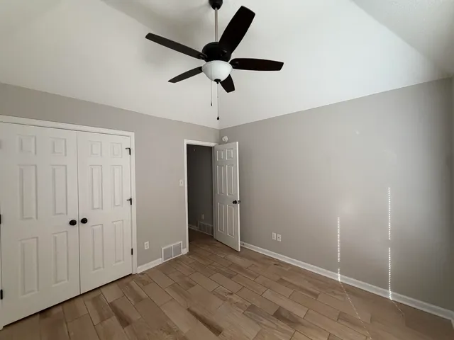 wooden floor in an empty room