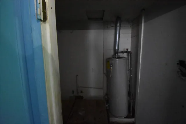 a view of water heater room
