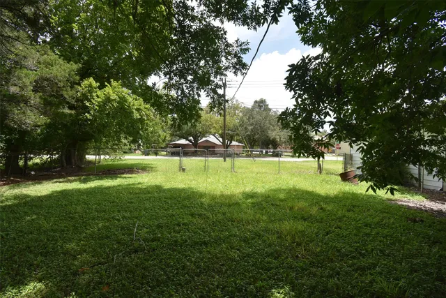 a view of outdoor space with garden