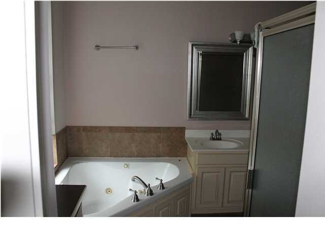 370 Mallet Bayou Road Freeport, FL 32439 - Photo 8 of 12 a bathroom with a sink a mirror and a bathtub