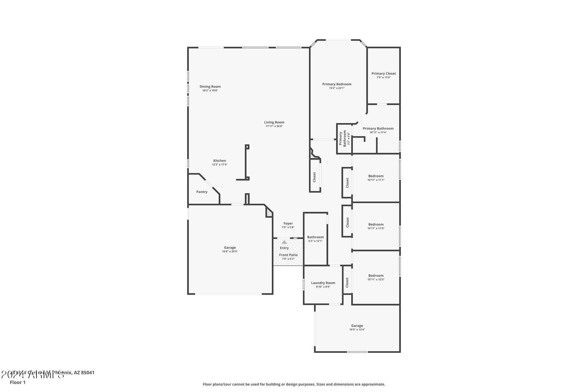 2018 West Carson Road Phoenix, AZ 85041 - Photo 21 of 21 001-photo-floor-plan-14125109