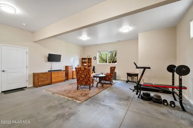 a view of a car garage