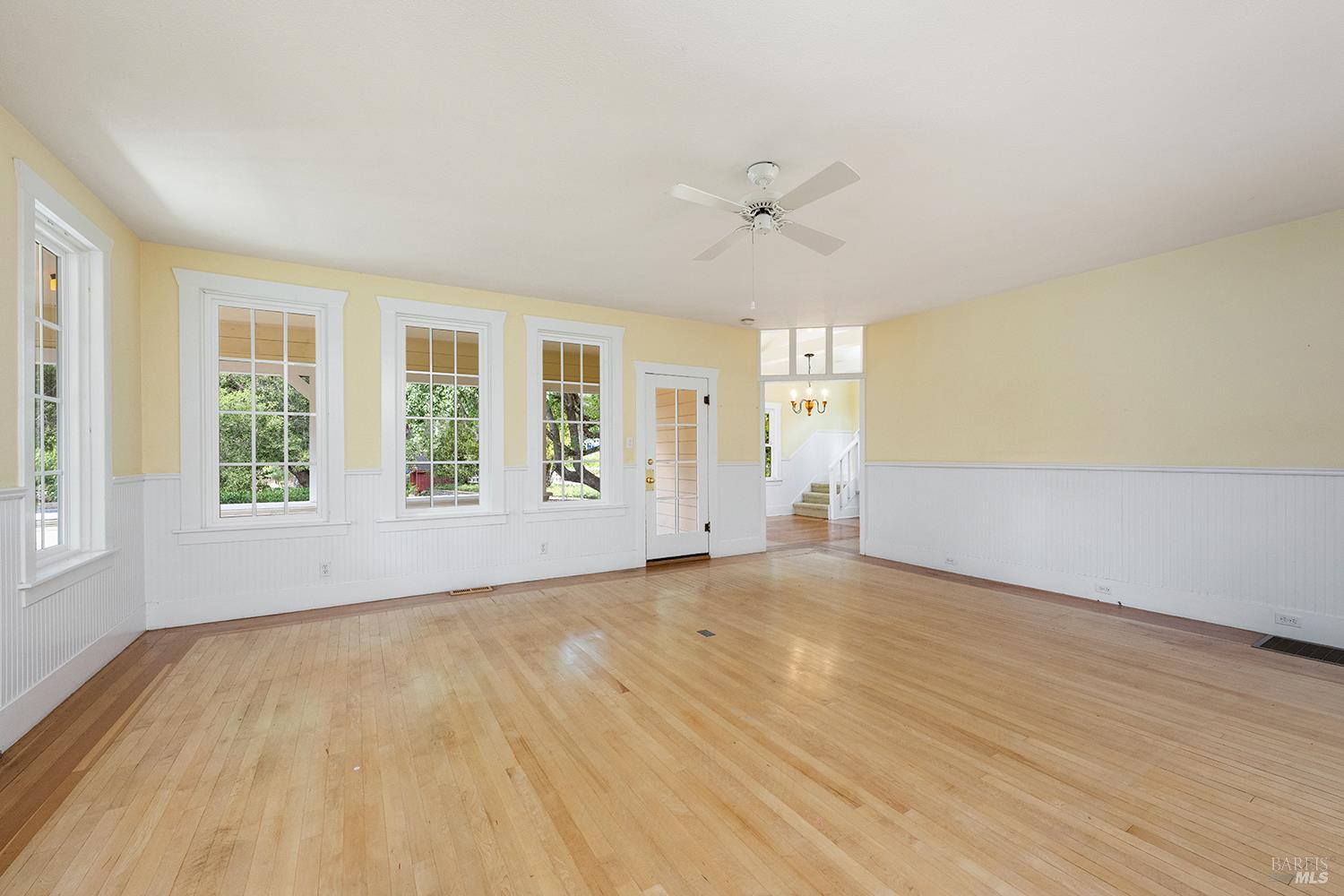 2550 Warm Springs Road Glen Ellen, CA 95442 - Photo 21 of 63 Living room with partial view of dining room.