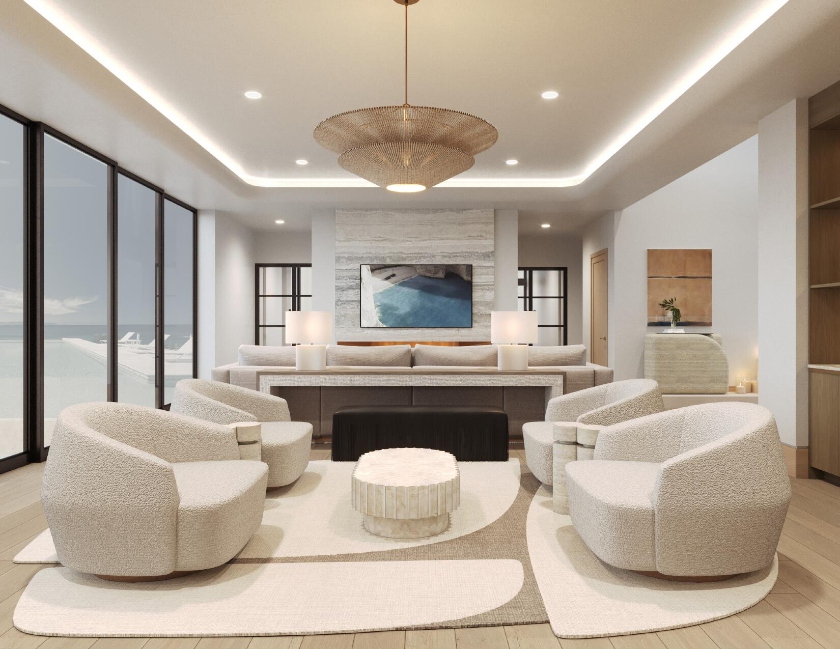 20 Ocean Drive Jupiter, FL 33469 - Photo 5 of 15 a living room with furniture and a large window