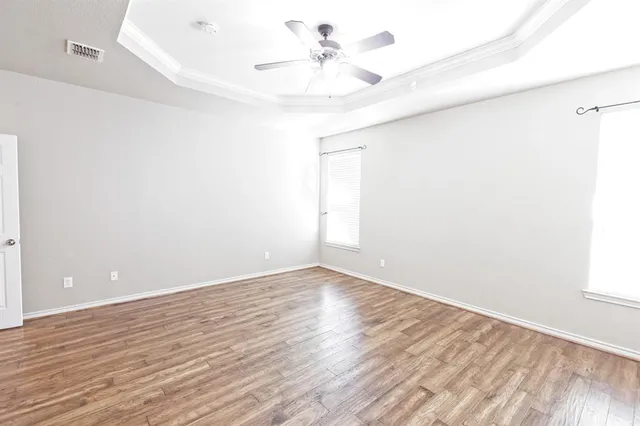 wooden floor in an empty room