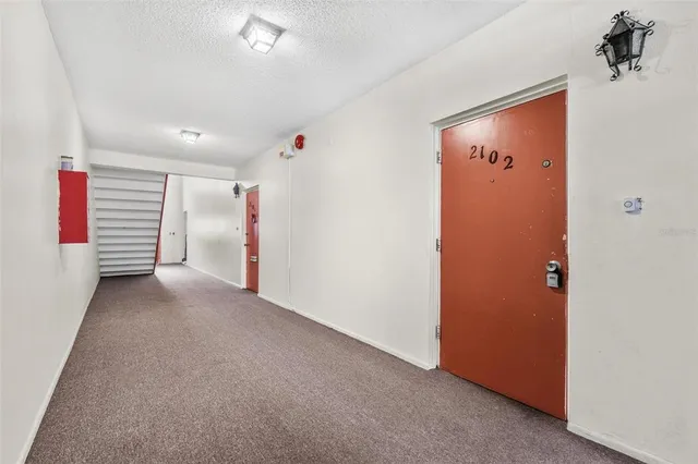 a view of a livingroom with a projector