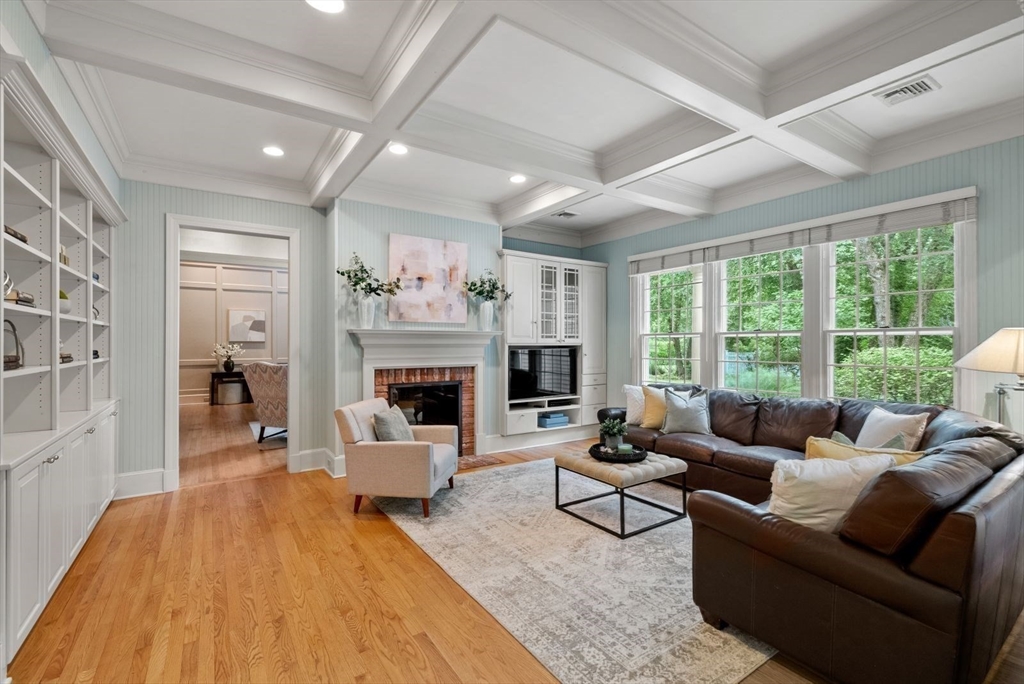 364 Hickory Road North Attleboro, MA 02760 - Photo 17 of 40 a living room with furniture and a fireplace