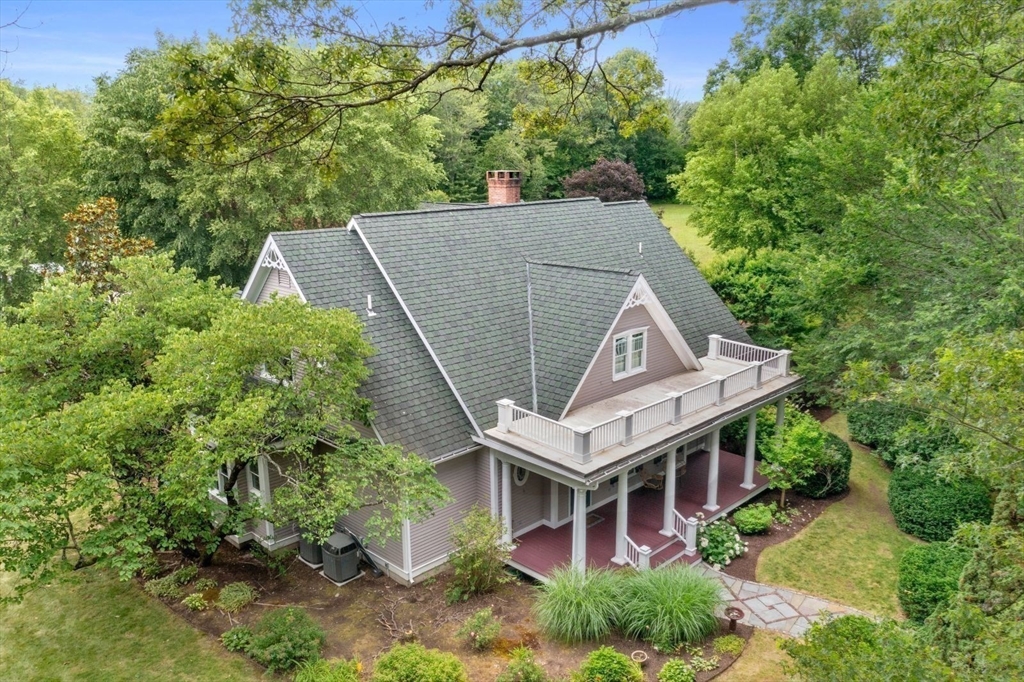364 Hickory Road North Attleboro, MA 02760 - Photo 4 of 40 an aerial view of a house with a garden