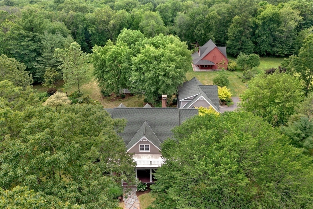 364 Hickory Road North Attleboro, MA 02760 - Photo 5 of 40 an aerial view of a house with a yard