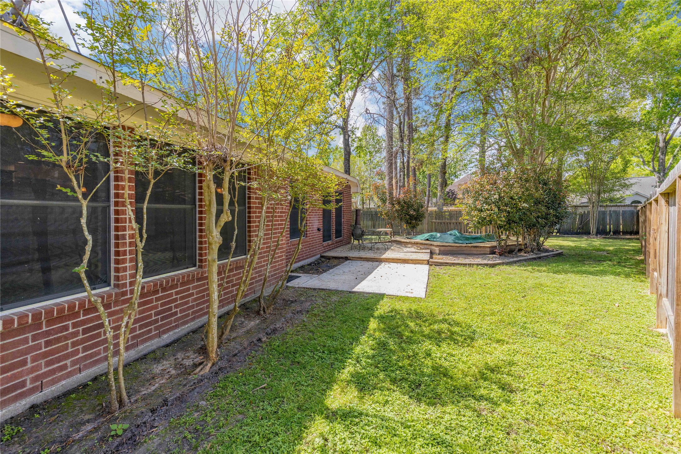 1707 Moston Drive Spring, TX 77386 - Photo 37 of 41 a view of yard with green space