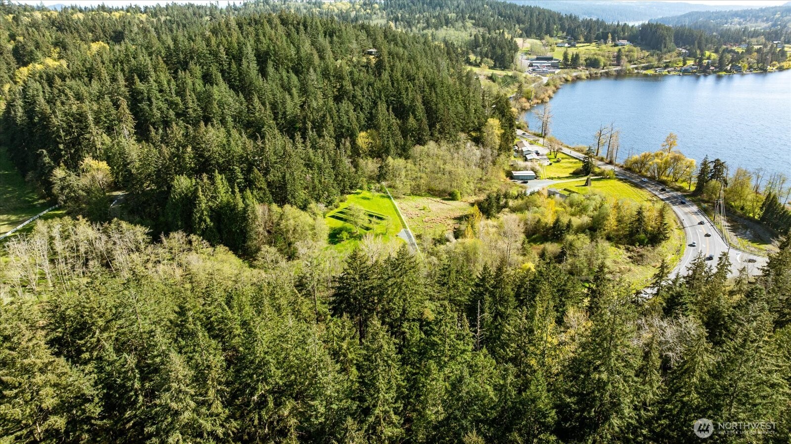 -xxx Campbell Lake Road Anacortes, WA 98221 - Photo 13 of 29 a view of a lake with a house