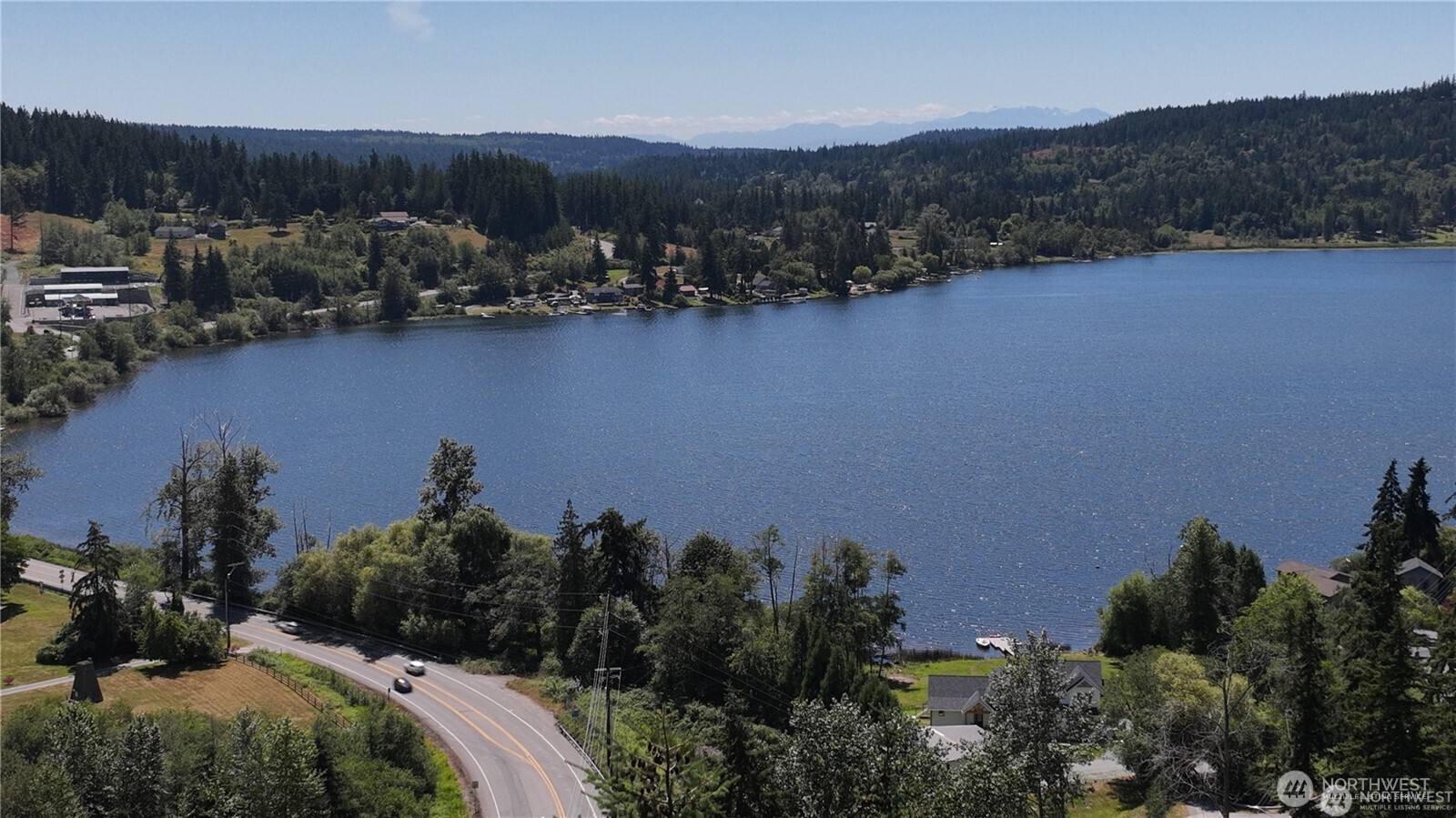 -xxx Campbell Lake Road Anacortes, WA 98221 - Photo 20 of 29 an aerial view of a house and mountain view