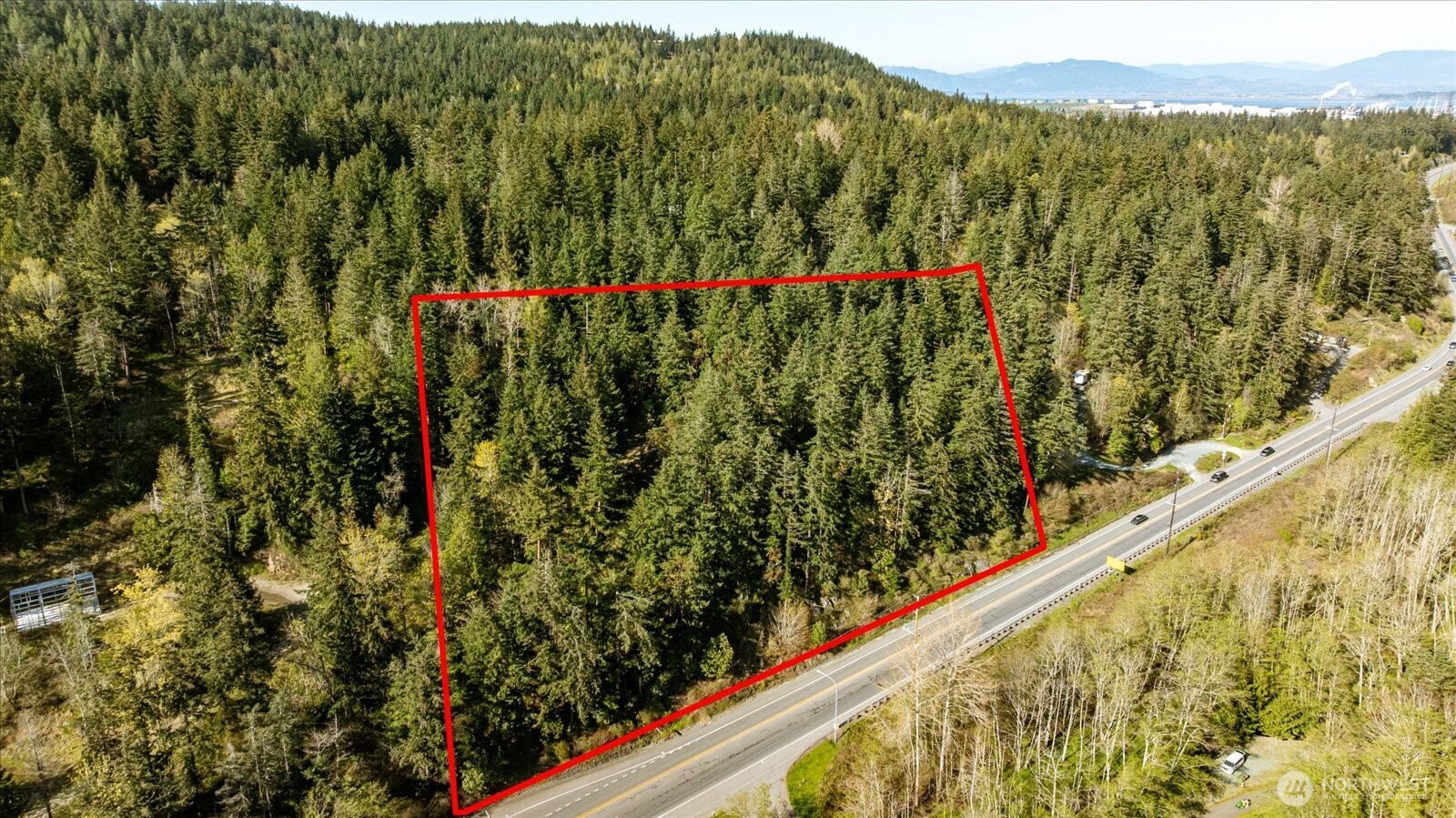 -xxx Campbell Lake Road Anacortes, WA 98221 - Photo 8 of 29 a view of a forest from a balcony