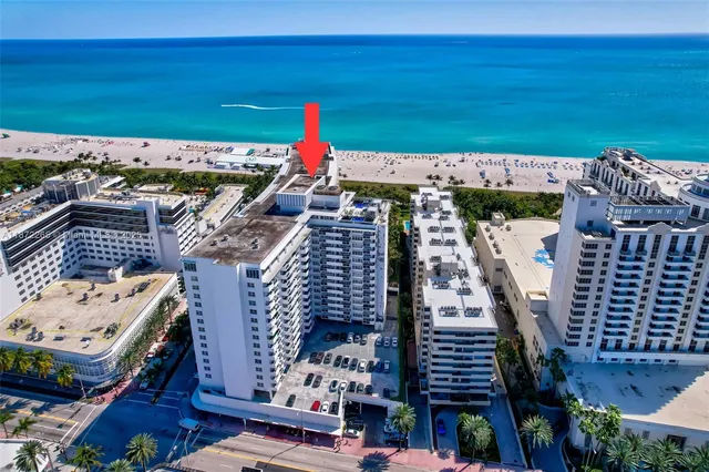 a view of a terrace with wooden fence