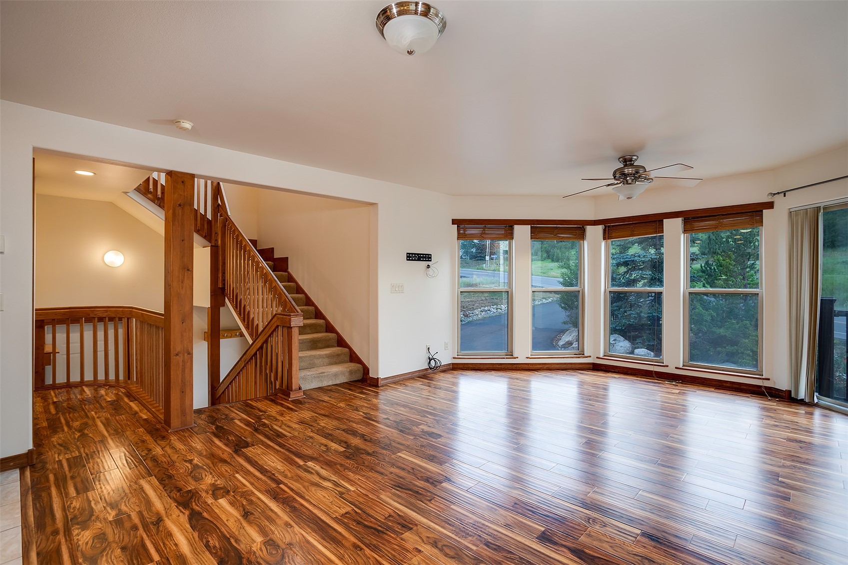 1170 Fish Creek Falls Road Steamboat Springs, CO 80487 - Photo 5 of 24 a view of an entryway with wooden floor