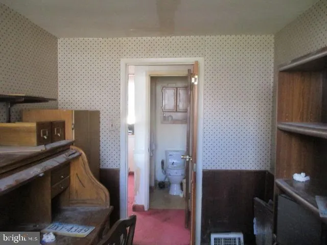 a room with storage and utility