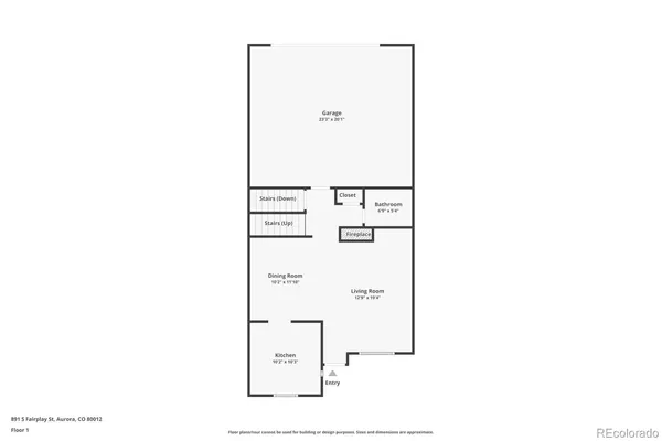 $349,900 | 891 South Fairplay Street, Aurora, CO 80012
