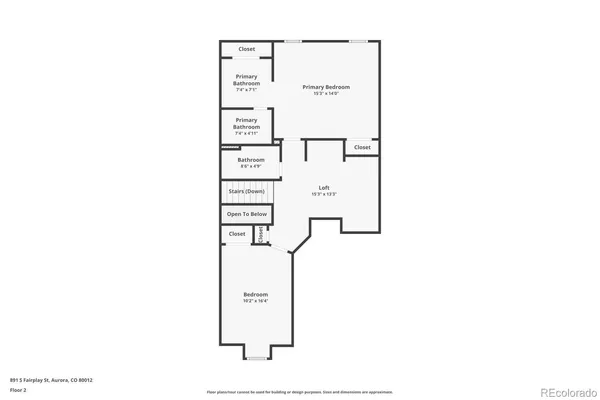 $349,900 | 891 South Fairplay Street, Aurora, CO 80012