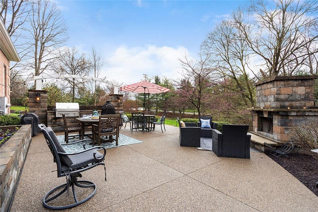 198 Camp Meeting Rd Extension Sewickley, PA 15143 - Photo 42 of 50 a view of a patio with couches and fire pit