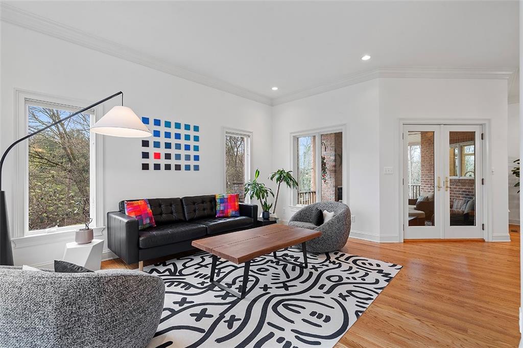 198 Camp Meeting Rd Extension Sewickley, PA 15143 - Photo 6 of 50 a living room with furniture and wooden floor