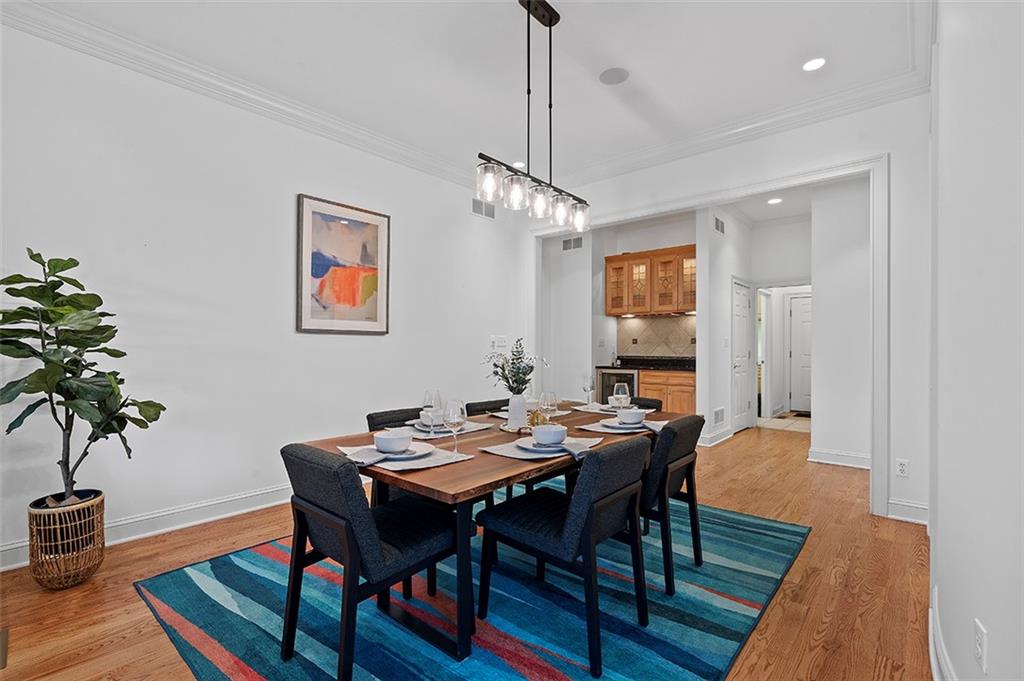 198 Camp Meeting Rd Extension Sewickley, PA 15143 - Photo 8 of 50 a view of a dining room with furniture window and wooden floor